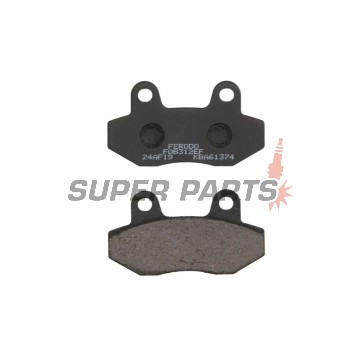 Τακάκια φρένων -FERODO- FDB312EF, Honda CH Spacy/MBX 50-125, Hyosung GT/GV Aquila/Karion/XRX 125-650, Kymco Pulsar 125, Peugeot Django/Speedfight IV 50-125 1985-2015