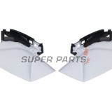Πίσω πλαϊνά πλαστικά -POLISPORT- μαύρο/λευκό, YAMAHA YZ 250 2010-2013