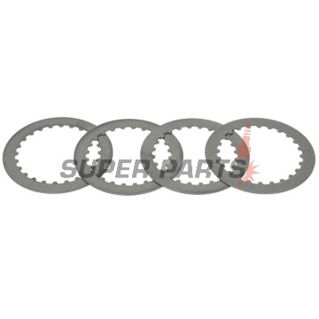 Σετ ατσάλινων δίσκων συμπλέκτη -TRW- MES336-4, Honda VT125C Shadow/Shadow (1999-2008), XL125V Varadero (2001-2013), XL250R (1982-1983), XR250R (1981-1983)