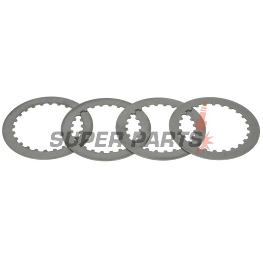 Σετ ατσάλινων δίσκων συμπλέκτη -TRW- MES336-4, Honda VT125C Shadow/Shadow (1999-2008), XL125V Varadero (2001-2013), XL250R (1982-1983), XR250R (1981-1983)