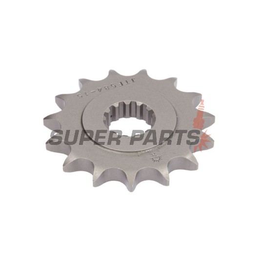 Μπροστινό γρανάζι -JT- JTF584,15, 15 δόντια, Yamaha FZR 1000 1989-1995, FZR 750 1989-1992, GTS 1000 1993-2000, YZF 1000 1996-2002, YZF-R6 600 1999-2010