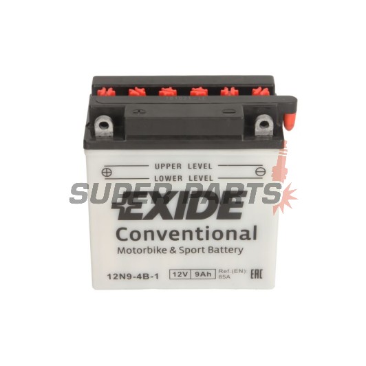 Μπαταρία -EXIDE- 12N9-4B-1, 9Ah 12V