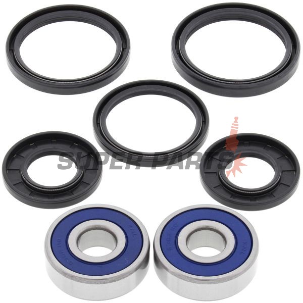 Σετ ρουλεμάν τροχού -ALL BALLS- Honda CB 300 2015-2018, CBR 250 2011-2013, CBR 300 2015-2020, VT 125 1999-2008, Kawasaki KX 250 1976, KZ 440 1980-1983, Suzuki GW 250 2012-2017, Yamaha FJ 600 1984-1985, FZ 600 1986-1988