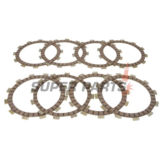 Σετ δίσκων συμπλέκτη -4 RIDE- TCS2306, Yamaha FZ 750 (1987-1991), FZ6 600N/NA ABS (2009-2010), FZX 750 Fazer (1986-1989), XJ 550 (1981-1984), XJ6 600 Diversion/N/F/ABS (2009-2016), XT 550 (1982-1983)