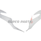 Μπροστινά πλαϊνά πλαστικά -POLISPORT- λευκά, KTM EXC, EXC-F, SX, SX-F, XC, XC-F 125-450 2019-2023