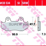 Τακάκια φρένων -TRW- MCB534, Honda ATC250R/350X, CH250 Spacy/Elite, CN250 Helix, CR50R/125R/250, FTR250, Lead100, MTX125, NES125/150, RX250RE, SCV100 Lead, SH125/150, TRX250R, XL250R/350R/600R, XLR250R, XR250R/350R/500R/600R, Peugeot Elyseo 125