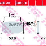 Τακάκια φρένων -TRW- MCB709, Aprilia Compay/Habana/Mojito 125 2000-2010; Aprilia Leonardo/SR 125-150 1999-2005; Aprilia Scarabeo 50-100 2000-2009