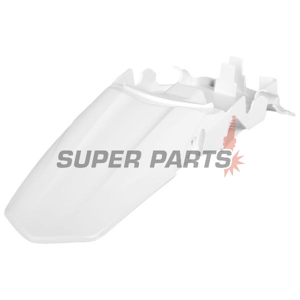 Πίσω φτερό/ουρά -POLISPORT- λευκό, HONDA CRF 110 2013-2018