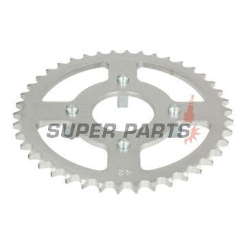 Πίσω γρανάζι -JT- JTR999,42, 42 δόντια, ατσάλινο, Honda CT 110 1980-1986, XL 100 1981-1985