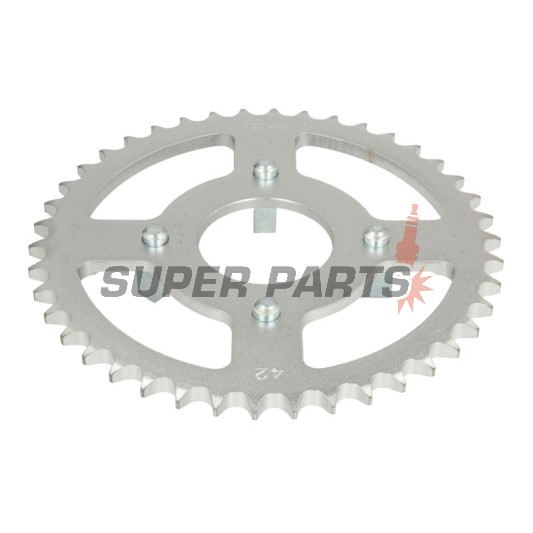 Πίσω γρανάζι -JT- JTR999,42, 42 δόντια, ατσάλινο, Honda CT 110 1980-1986, XL 100 1981-1985