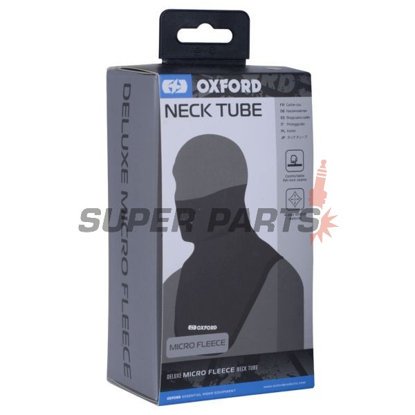 Λαιμός -OXFORD- microfleece, μαύρη