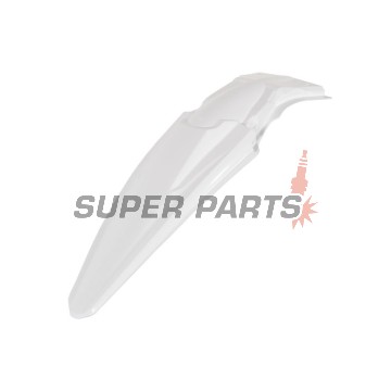 Πίσω φτερό/ουρά -POLISPORT- λευκό, KAWASAKI KX 250/450 2019-2023