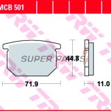 Τακάκια φρένων -TRW- MCB501, Suzuki GR 650X (1985-1989), GS 550/650 Katana/450E (1980-1988), GSX 400S Sport/750S Katana/1100E-EX (1980-1987)