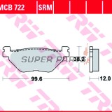 Τακάκια φρένων -TRW- MCB722SRM, sintered, Yamaha TMAX/XP 500/530 (2001-2019)