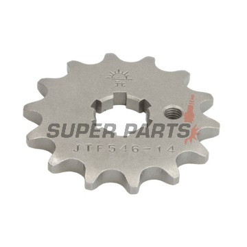 Μπροστινό γρανάζι -JT- JTF546,14, 14 δόντια, Kawasaki KX 100 1988-2021, KX 60 1983-2003, KX 65 2000-2020, KX 80 1979-1982, 1984-1987, 1989-2000, KX 85 2001-2020, Suzuki RM 100 2003, RM 60 2003-2005, RM 65 2003-2006