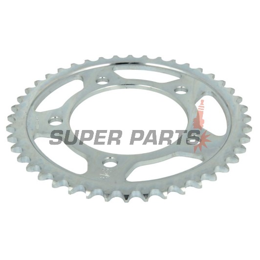 Πίσω γρανάζι -JT- JTR1304,44, 44 δόντια, ατσάλινο, Honda CB 600 1998-2013, CB 650 2014-2019, CBF 500 2004-2008, CBF 600 2004-2013, CBR 600 1997-2000, 2011-2014, CBR 650 2014-2018, CBR 900 1996-1999, VT 750 1997-2007, 2010-2013