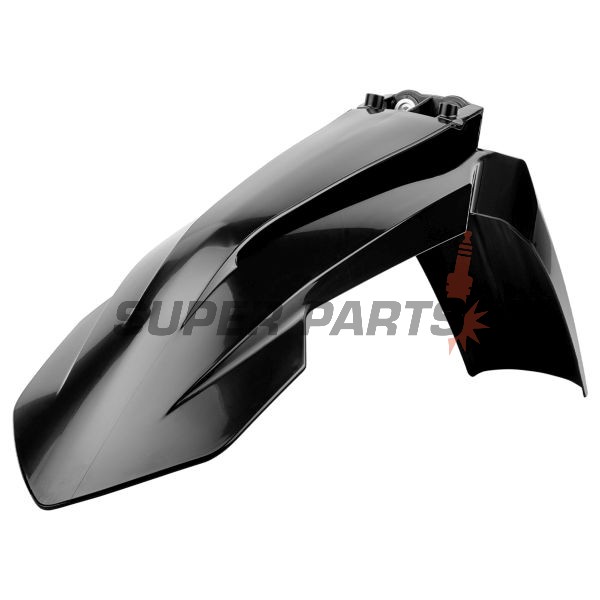 Μπροστινό φτερό Supermoto -POLISPORT- μαύρο, KTM EXC, EXC-F, SX, SX-F, XC, XC-F 125-500 2019-2023