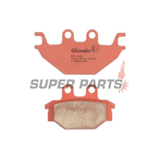 Τακάκια φρένων -BREMBO- 07GR52SD, Adly 320S/320U, ATV 300 Sport (2007)