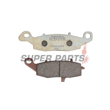 Τακάκια φρένων -FERODO- FDB2048P, Kawasaki ER-6/Versys/KLR/VN/Z/Zephyr/ZR-7 650-1600 1996-2007, Suzuki V-Strom/Bandit/GSX 750F/SV 650/Intruder 600-1500 1998-2015