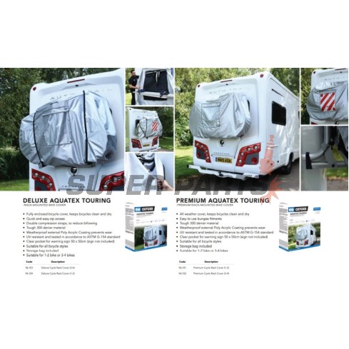 Κάλυμμα ποδηλάτων -OXFORD- Aquatex Touring Deluxe, για 3-4 ποδήλατα