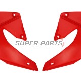 Μπροστινά πλαϊνά πλαστικά -POLISPORT- κόκκινα, HONDA CR 125/250 2000-2001