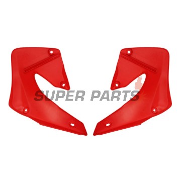 Μπροστινά πλαϊνά πλαστικά -POLISPORT- κόκκινα, HONDA CR 125/250 2000-2001