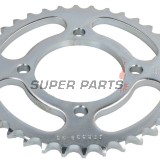Πίσω γρανάζι -JT- JTR838,36, 36 δόντια, ατσάλινο, Yamaha DT 100 1976-1980, DT 125 1988, RD 125 1974-1976, RS 100 1976-1979, RSX 100 1995, T 105 1997-1998, YB 100 1978-1981, YBA 125 2007-2009, YBR 125 2005-2016