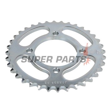 Πίσω γρανάζι -JT- JTR838,36, 36 δόντια, ατσάλινο, Yamaha DT 100 1976-1980, DT 125 1988, RD 125 1974-1976, RS 100 1976-1979, RSX 100 1995, T 105 1997-1998, YB 100 1978-1981, YBA 125 2007-2009, YBR 125 2005-2016