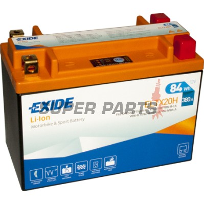 Μπαταρία -EXIDE- ELTX20H, 84Wh (7Ah), 12V, Lithium-ion