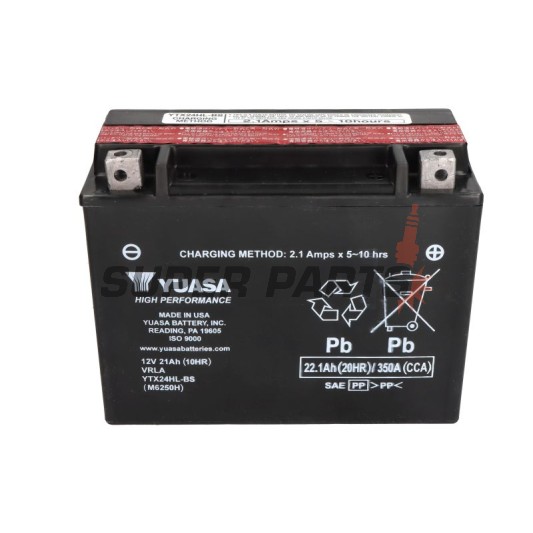 Μπαταρία -YUASA- YTX24HL-BS, 22Ah 12V