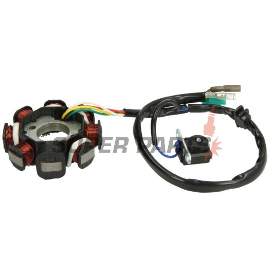 Στάτης (αστέρι) -MOTORIX- 8 Πηνία, 5 pin, GY6 125/150cc, Kymco
