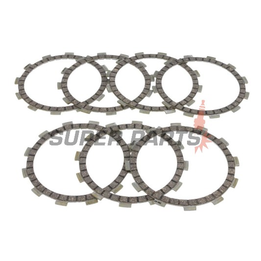 Σετ δίσκων συμπλέκτη -TRW- MCC443-7, Yamaha TT250R (1993-2000), TT-R250 (1996-2000), WR250R/WR250X (2008-2016)