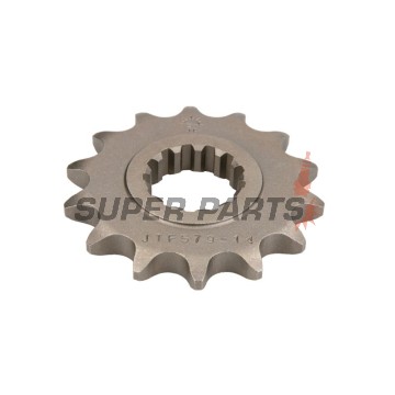 Μπροστινό γρανάζι -JT- JTF579,14, 14 δόντια, Yamaha FJ 1100 1984-1985, FJ 1200 1986-1996, FZ1 1000 2006-2015, FZS 1000 2001-2005, MT-01 1670 2004-2011, RD 500 1984-1987, RZ 500 1984, XJR 1200 1995-1998, XJR 1300 1998-2017