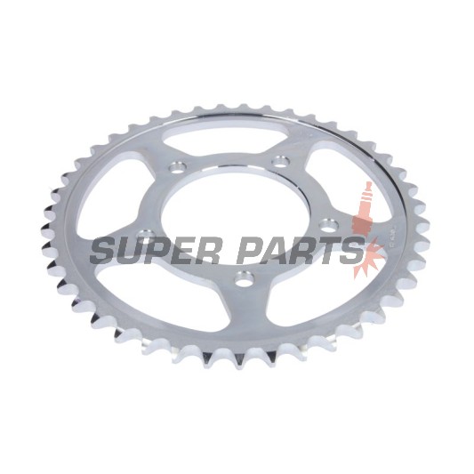 Πίσω γρανάζι -JT- JTR829,43, 43 δόντια, ατσάλινο, Suzuki GSF 600 1994-2004, GSF 650 2005-2006, GSX 600/750 1989-2006, GSX-R 1100 1986-1988, GSX-R 400 1988-1989, GSX-R 600 1992-1993, GSX-R 750 1985-1990, RF 600 1993-1997, VZ 800 1997-2004