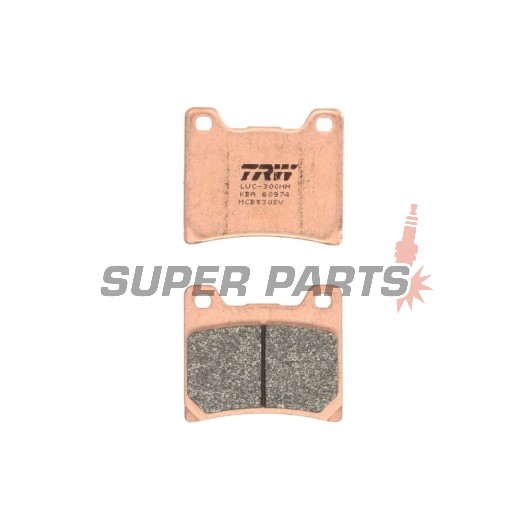 Τακάκια φρένων -TRW- MCB530SV, Norton Commander 580, Yamaha Bulldog 1100, FJ 1100/1200, FZR 600/750/1000, GTS 1000, TDM/TRX 850, Vmax 1200, XJ/XJR 600/900/1200/1300, Drag Star/Virago 1100, YZF Thunder Ace/Thunder Cat (1983-2007)