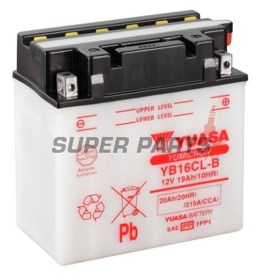Μπαταρία -YUASA- YB16CL-B, 20Ah 12V