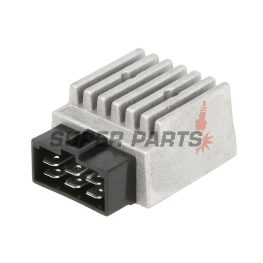 Ανορθωτής/ρυθμιστής φόρτισης -MOTORIX- 12V, 6 pin, Derbi Senda, GPR 50cc
