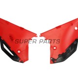 Πίσω πλαϊνά πλαστικά -POLISPORT- κόκκινα, HONDA CRF 250/450 2021-2023