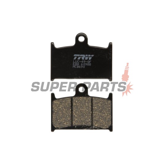 Τακάκια φρένων -TRW- MCB690, Suzuki GSF 1200/1200S Bandit (1995-2000), GSX-R 600 (2000), RF 900R (1994-1997)