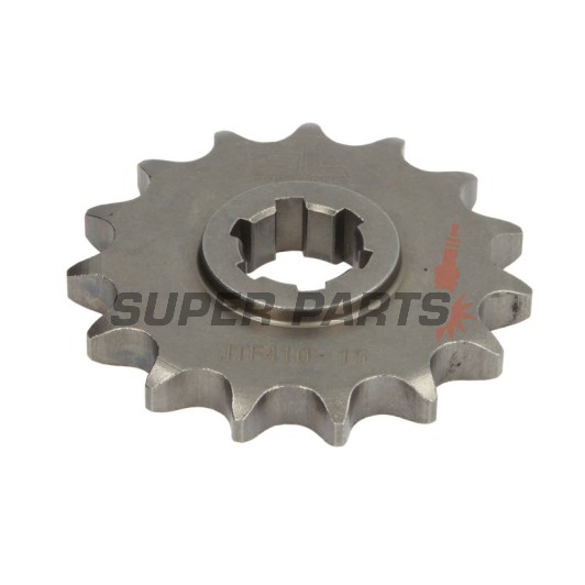 Μπροστινό γρανάζι -JT- JTF410,15, 15 δόντια, Suzuki GZ 125 1998-2011, TU 125 1999-2000, VL 125 2000-2008