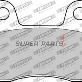 Τακάκια φρένων -FERODO- FDB2119EF, Honda CH125 Spacy, PS125i/150i, SES125/150 Dylan; Suzuki AN250/400 Burgman (1983-2013)