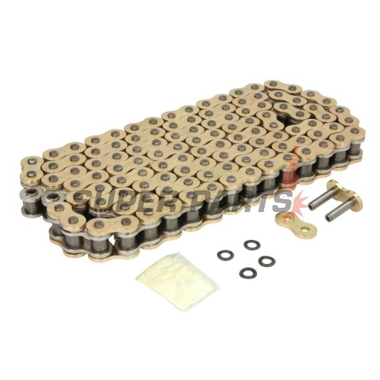 Αλυσίδα -JT- JTC530Z3GS114RL, μέγεθος 530, 114 κρίκοι, διπλό ενισχυμένη, χρυσή