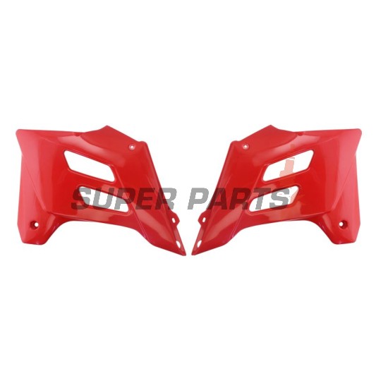 Μπροστινά πλαϊνά πλαστικά -POLISPORT- κόκκινα, GAS GAS EC 125-450 2005-2006