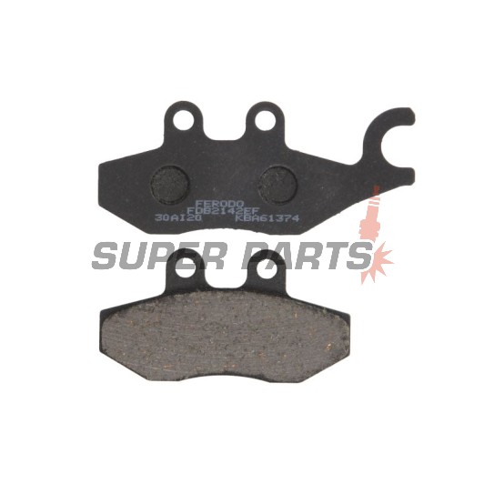 Τακάκια φρένων -FERODO- FDB2142EF, Aprilia SR, Sportcity; Derbi Boulevard; Vespa/Piaggio 946, Beverly, Carnaby, Fly, GT, GTS, GTV, Granturismo, Hexagon, Liberty, MP3, Primavera, Skipper, Sprint, Typhoon, X7, X8, X9, X10 (2000-2017)