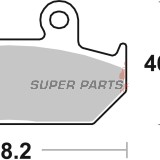 Τακάκια φρένων -BREMBO- 07HO2307, Honda CBR/NX 650/RS/VFR/VTZ/XL (1986-1994)