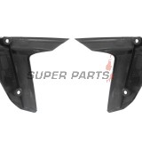 Μπροστινά πλαϊνά πλαστικά -POLISPORT- μαύρα, HUSQVARNA TC 250-510 2008-2009