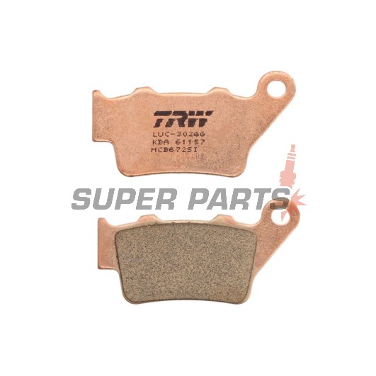 Τακάκια φρένων -TRW- MCB672SI, Alfer VR 250, Aprilia Pegaso 650, Husaberg FE/FS 450-650, Husqvarna CR/TE/WR 125-610, KTM EXC/LC4/Duke 250-690, Yamaha TT 600, WR 125 (1993-2022)