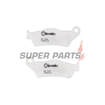 Τακάκια φρένων -BREMBO- 07BB04LA, Aprilia 125-1000cc MX/Pegaso/RST, Cagiva 750-1000cc Elefant, Ducati 620-1100cc Monster/Multistrada, Gas Gas 125-300cc EC/Enducross, Husaberg 350-650cc FE/FC, Husqvarna 125-610cc CR/TC/TE/WR, KTM 125-640cc SX/EXC/Duke, Yam