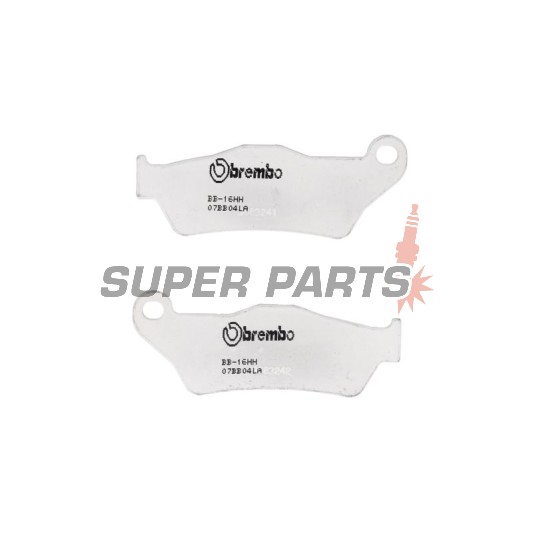 Τακάκια φρένων -BREMBO- 07BB04LA, Aprilia 125-1000cc MX/Pegaso/RST, Cagiva 750-1000cc Elefant, Ducati 620-1100cc Monster/Multistrada, Gas Gas 125-300cc EC/Enducross, Husaberg 350-650cc FE/FC, Husqvarna 125-610cc CR/TC/TE/WR, KTM 125-640cc SX/EXC/Duke, Yam