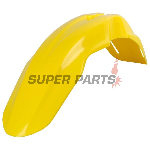Μπροστινό φτερό Supermoto -POLISPORT- κίτρινο, SUZUKI RM, RM-Z 125/250/450 2001-2009